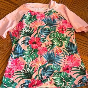 Tropical Floral Raglan Shirt